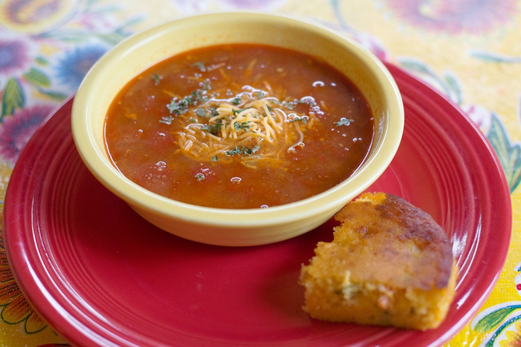 Fat Mama's Taco Soup with cornbread | Fat Mama's Tamales Restaurant Natchez MS