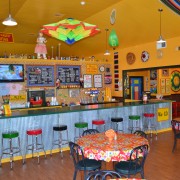 interior view and bar in Fat Mama's Tamales Restaurant