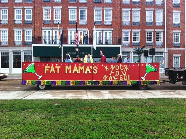Fat Mama's Tamales Mardi Gras Float | Fat Mama's Tamales