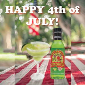 4th of July picnic background with Fat Mamas Margarita