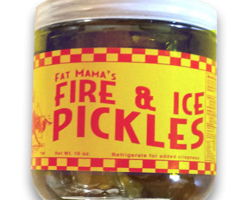 jar of Fire & Ice Pickles Fat Mama's Award-winning Fire & Ice Pickles | Order Online | Fat Mama's Tamales | Natchez, MS